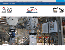 Tablet Screenshot of inversiones-austral.com